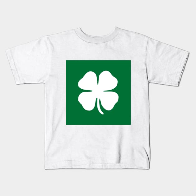 Four-Leaf Clover Kids T-Shirt by PSCSCo
